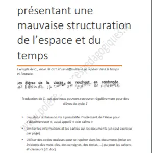 aménagement pédagogique