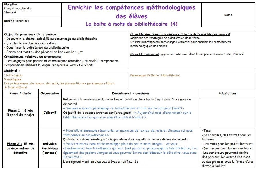 compréhension de textes