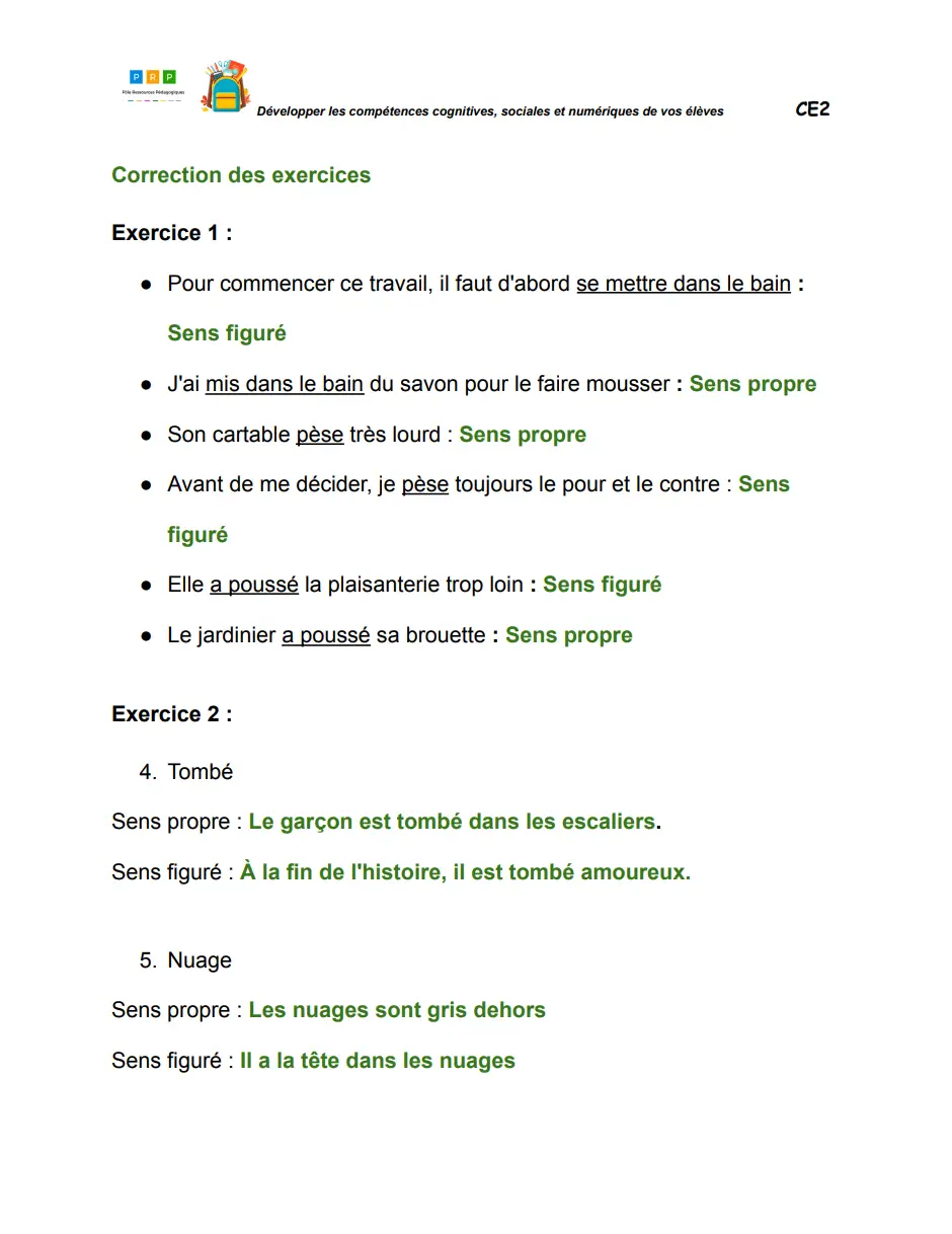 fiches pédagogiques