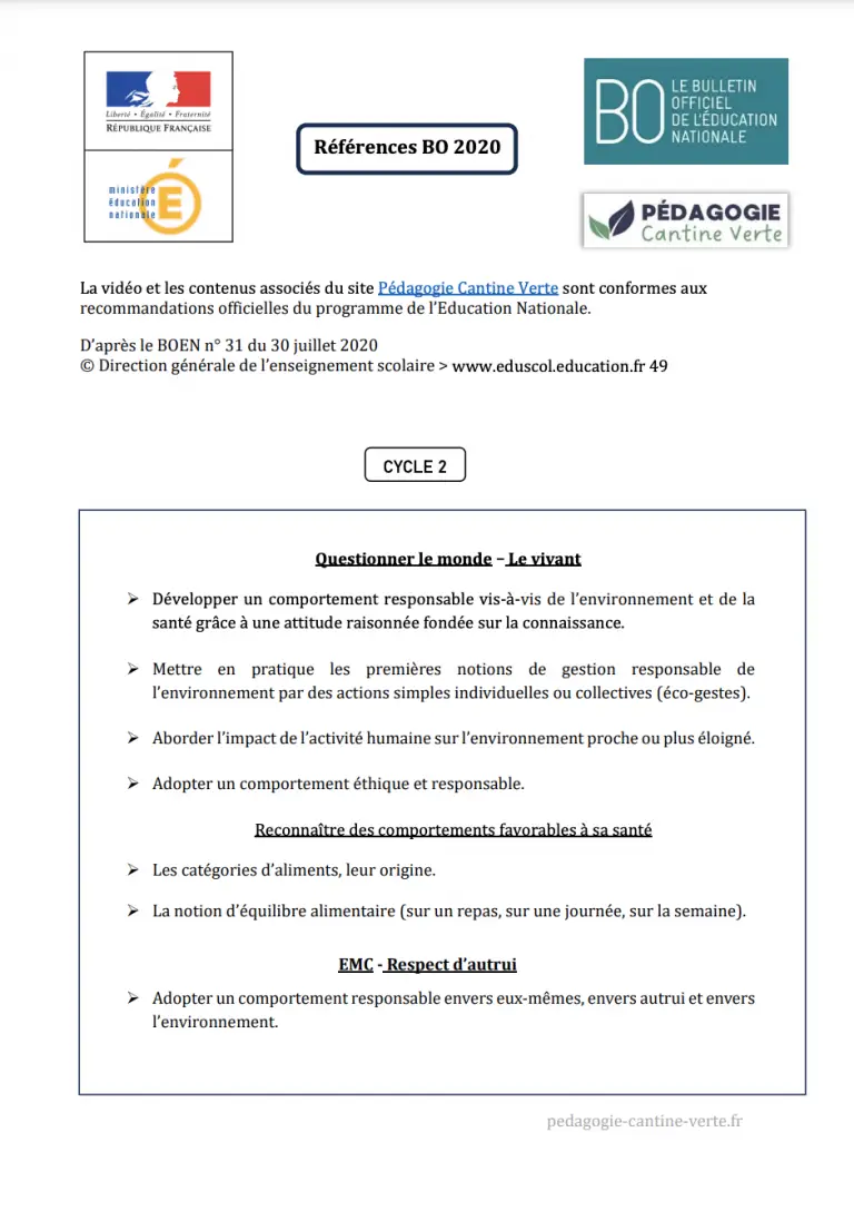 Projet pour une alimentation plus verte