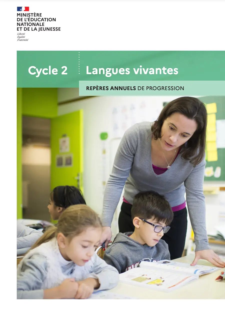 repères annuels de progression langues vivantes