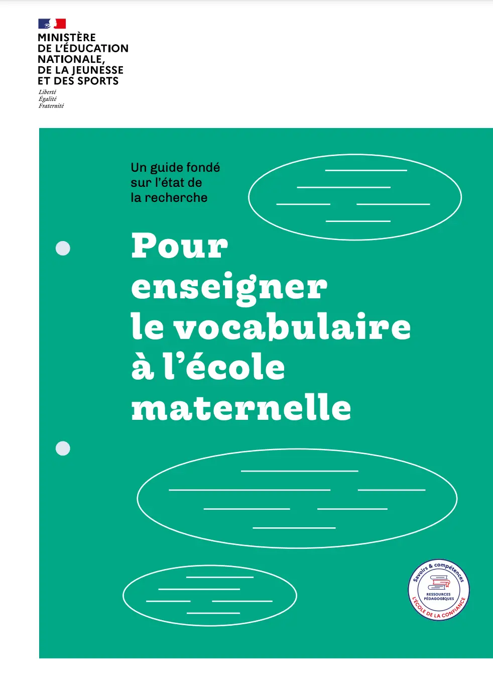 vocabulaire école maternelle