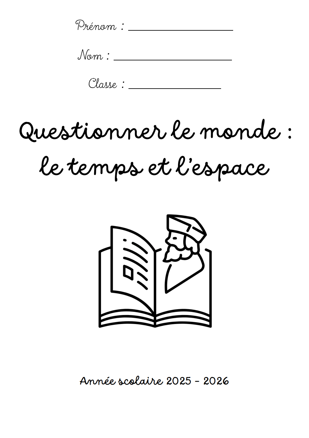 pages de garde 2025 2026