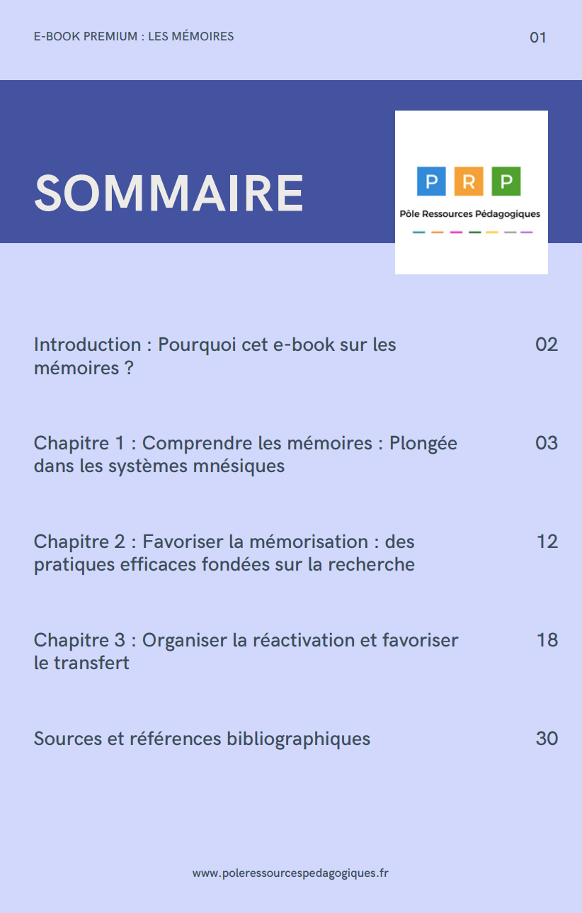e-book les memoires