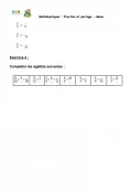 fraction et partage
