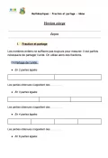 fraction 6ème exercice corrigé pdf